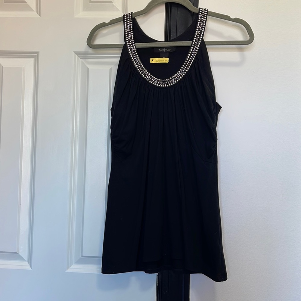 Black tank top